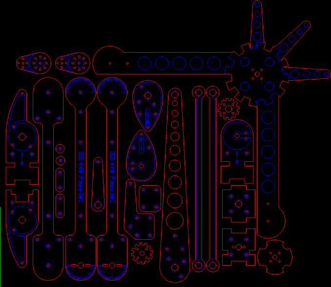 Laser Cut CAD parts